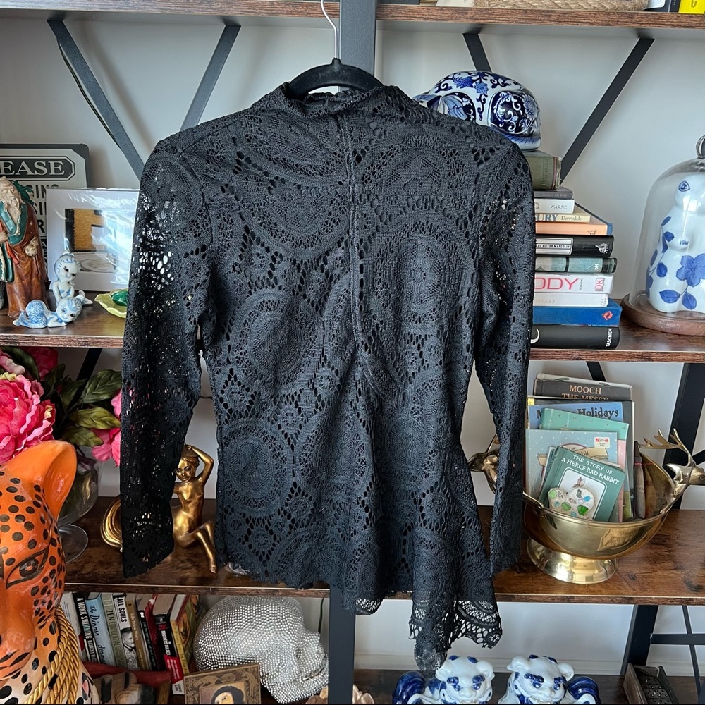 Soft Surroundings | Black Blouse